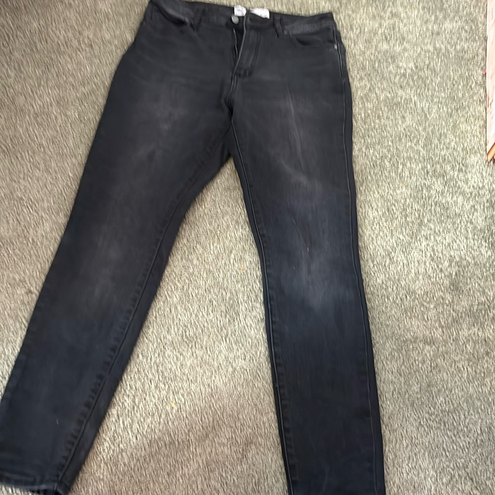 Black jeans skinny and high rise size 9/29
